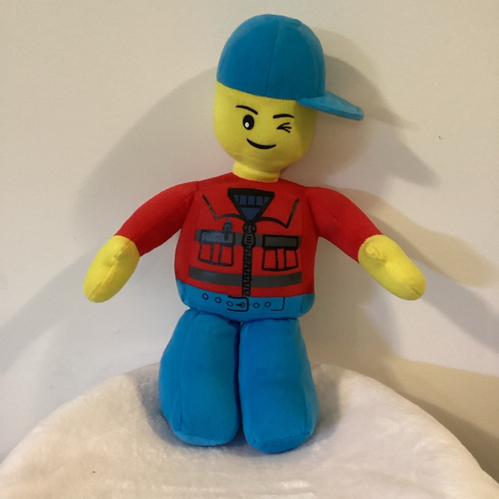 Lego Red and Blue Stuffed Plush